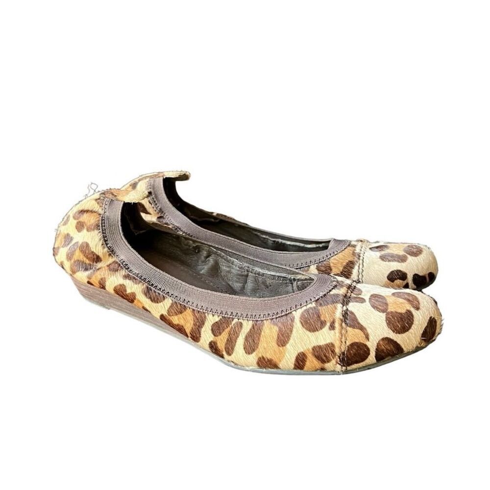 Nicole Miller Women's Ballet Flats Leopard Print Slip-On Round Toe Size 8M - Picture 3 of 11